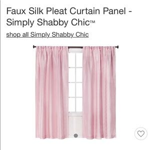Pink Window Curtains